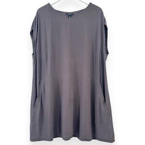 Eileen Fisher Gray Mini Dress
